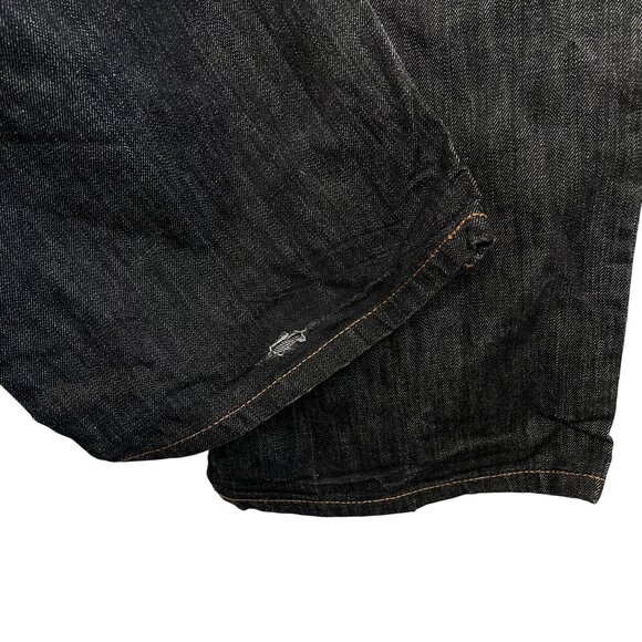 Rocawear Mens Black Denim Jeans W/ Colorful Stitching, 38 - Picture 11 of 12